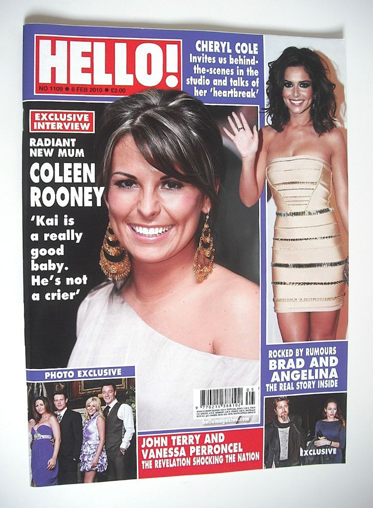 Hello! magazine - Coleen Rooney cover (8 February 2010 - Issue 1109)
