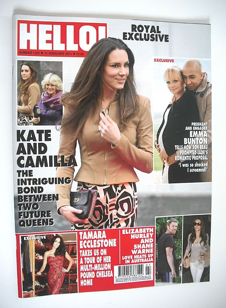 Hello! magazine - Kate Middleton cover (21 February 2011 - Issue 1162)