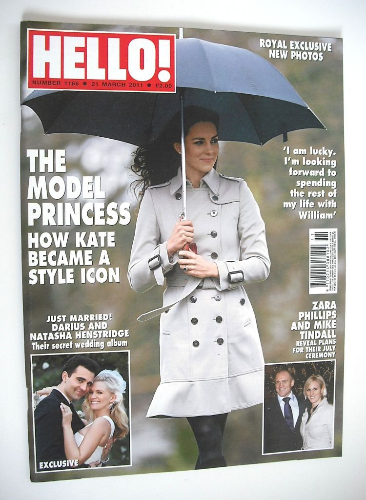 Hello! magazine - Kate Middleton cover (21 March 2011 - Issue 1166)