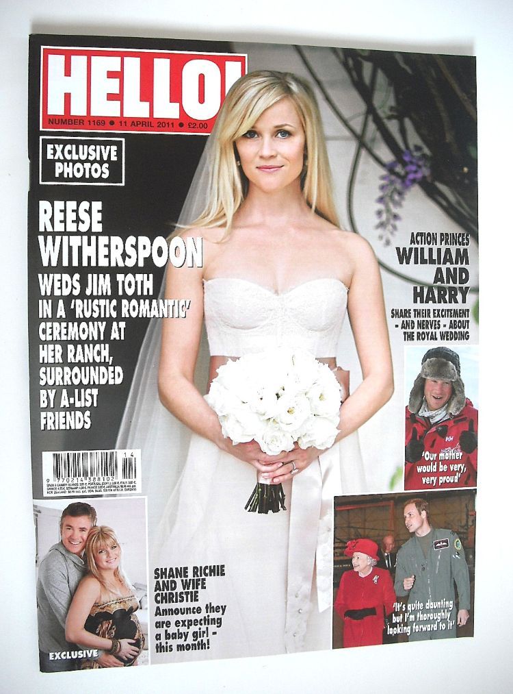 Hello! magazine - Reese Witherspoon cover (11 April 2011 - Issue 1169)