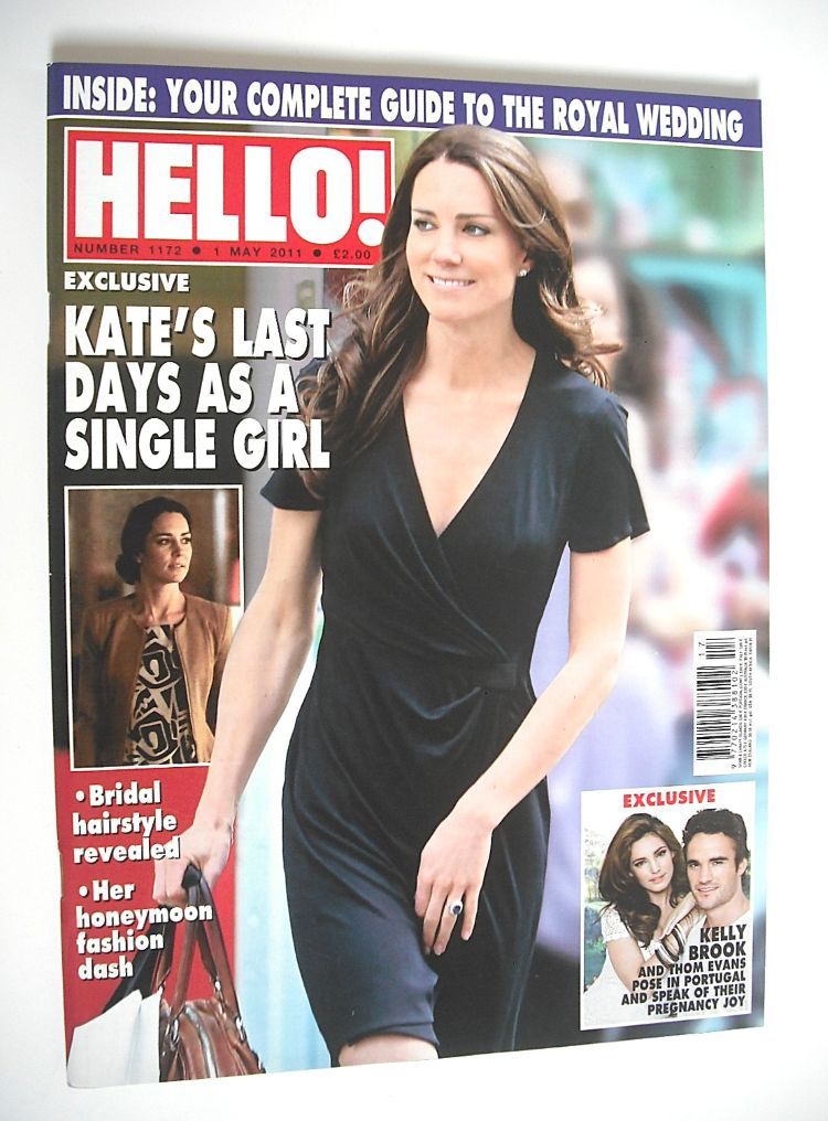 Hello! magazine - Kate Middleton cover (1 May 2011 - Issue 1172)