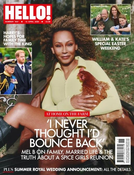 Hello! magazine - Mel B cover (13 April 2026 - Issue 1937)