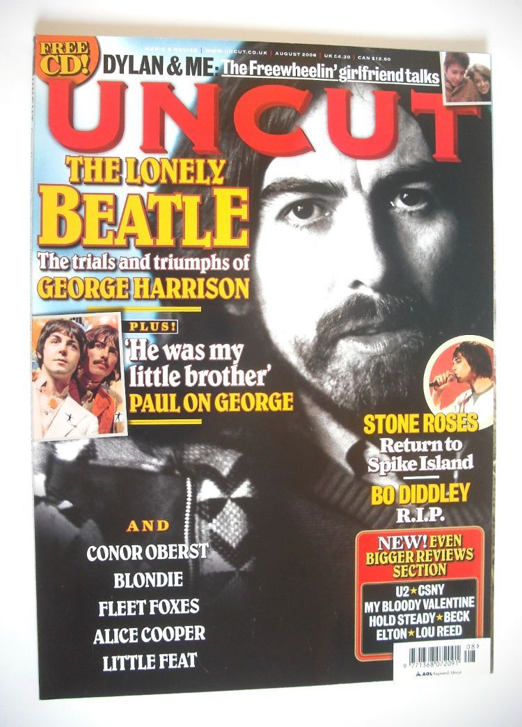 UNCUT magazine - George Harrison cover (August 2008)