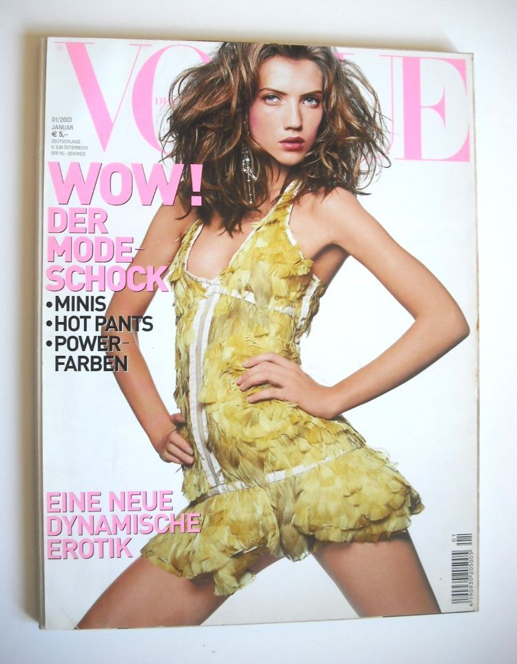 <!--2003-01-->German Vogue magazine - January 2003 - Tetyana Brazhnyk cover