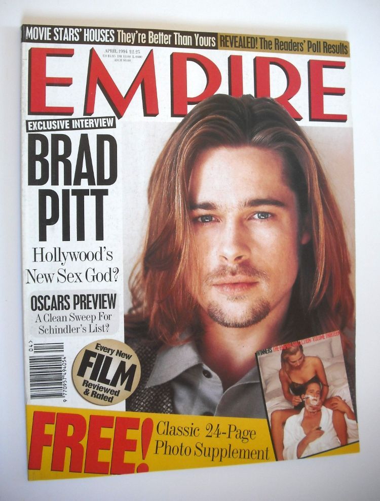 Empire magazine - Brad Pitt cover (April 1994 - Issue 58)
