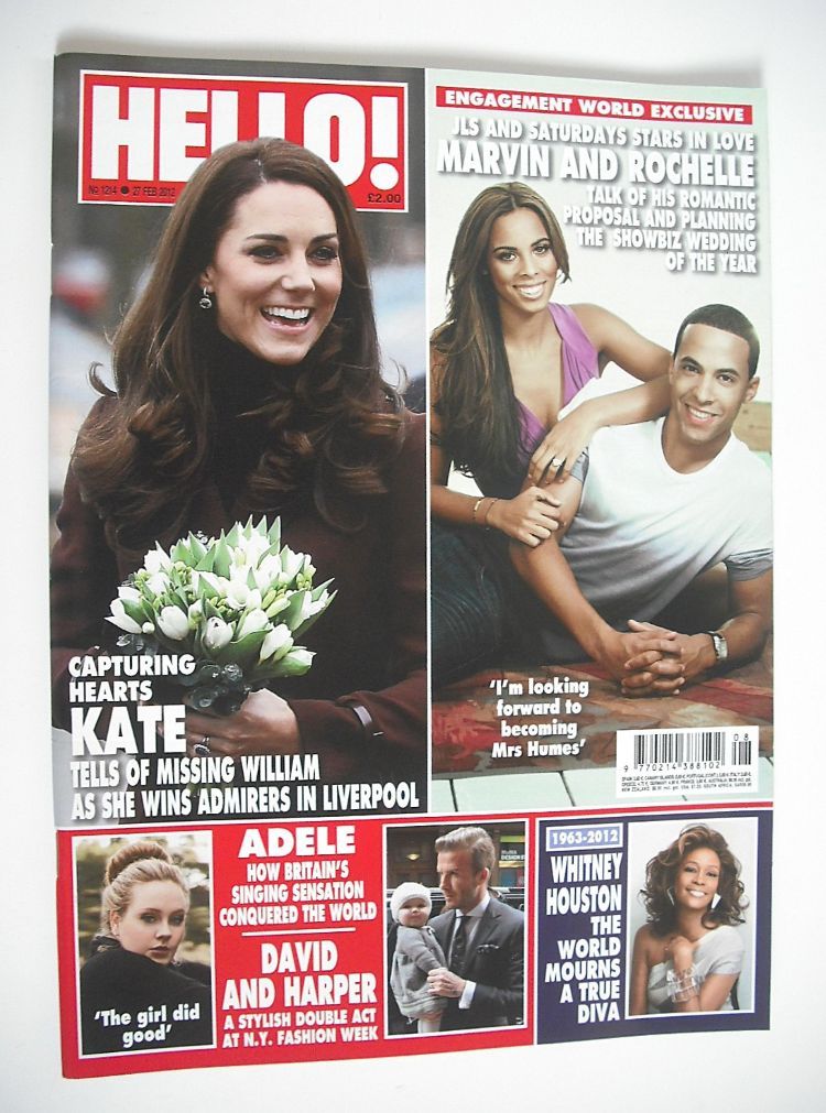 Hello! magazine - Kate Middleton cover (27 February 2012 - Issue 1214)