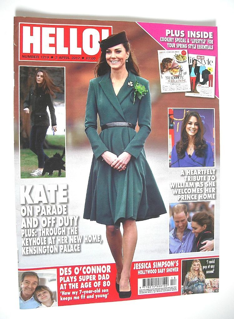 Hello! magazine - Kate Middleton cover (2 April 2012 - Issue 1219)