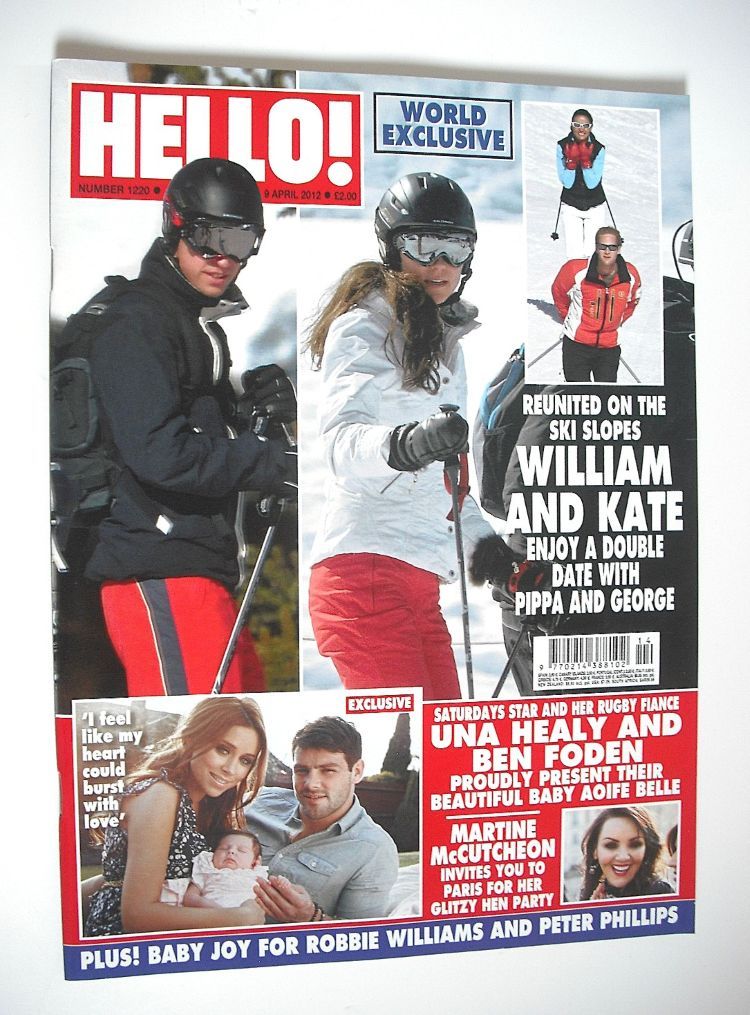 Hello! magazine - Prince William and Kate Middleton cover (9 April 2012 - Issue 1220)