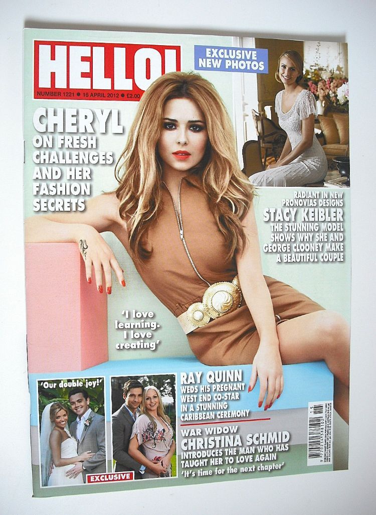Hello! magazine - Cheryl Cole cover (16 April 2012 - Issue 1221)
