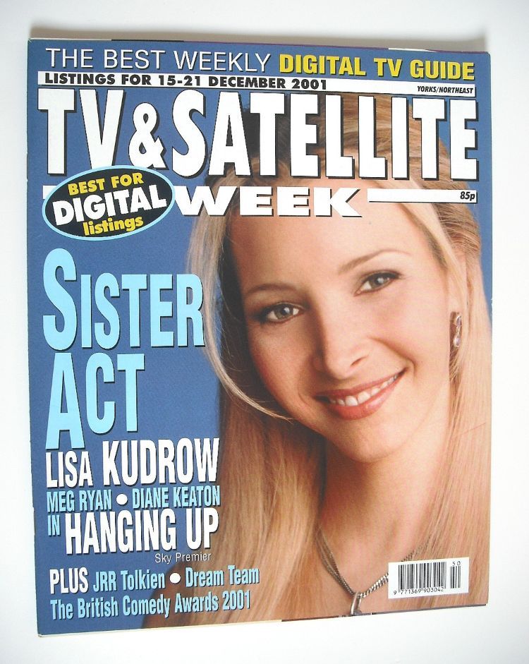 TV & Satellite Week magazine - Lisa Kudrow cover (15-21 December 2001)