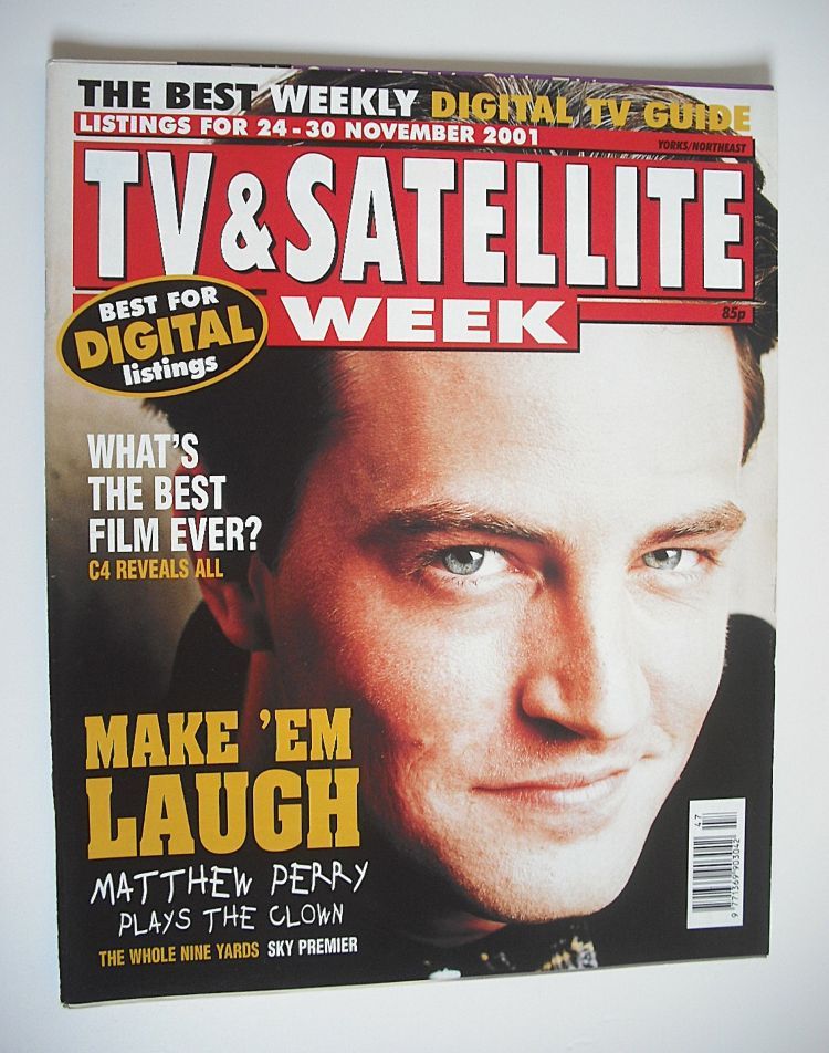 TV & Satellite Week magazine - Matthew Perry cover (24-30 November 2001)