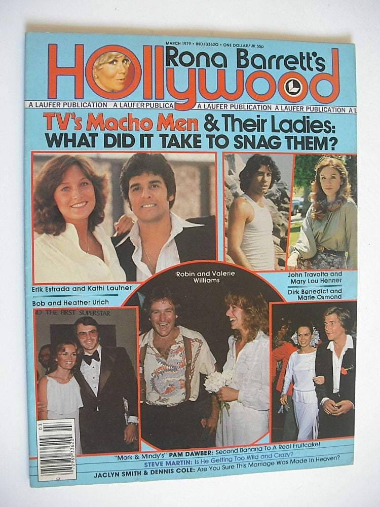 Rona Barrett's Hollywood magazine - TV's Macho Men cover (March 1979)