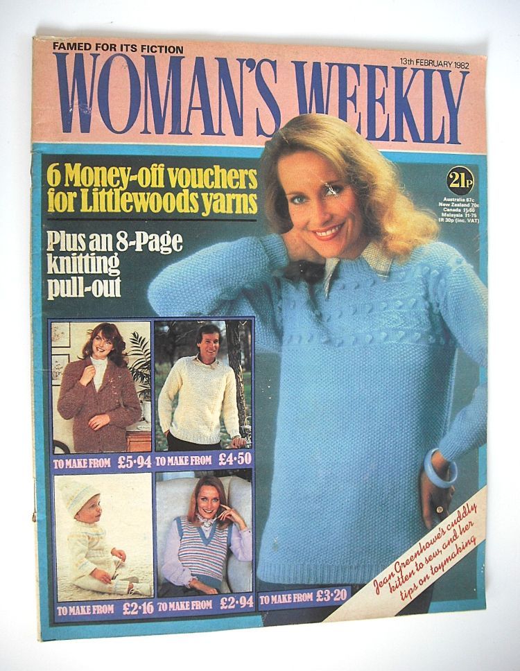 Woman's Weekly magazine (13 February 1982 - British Edition)