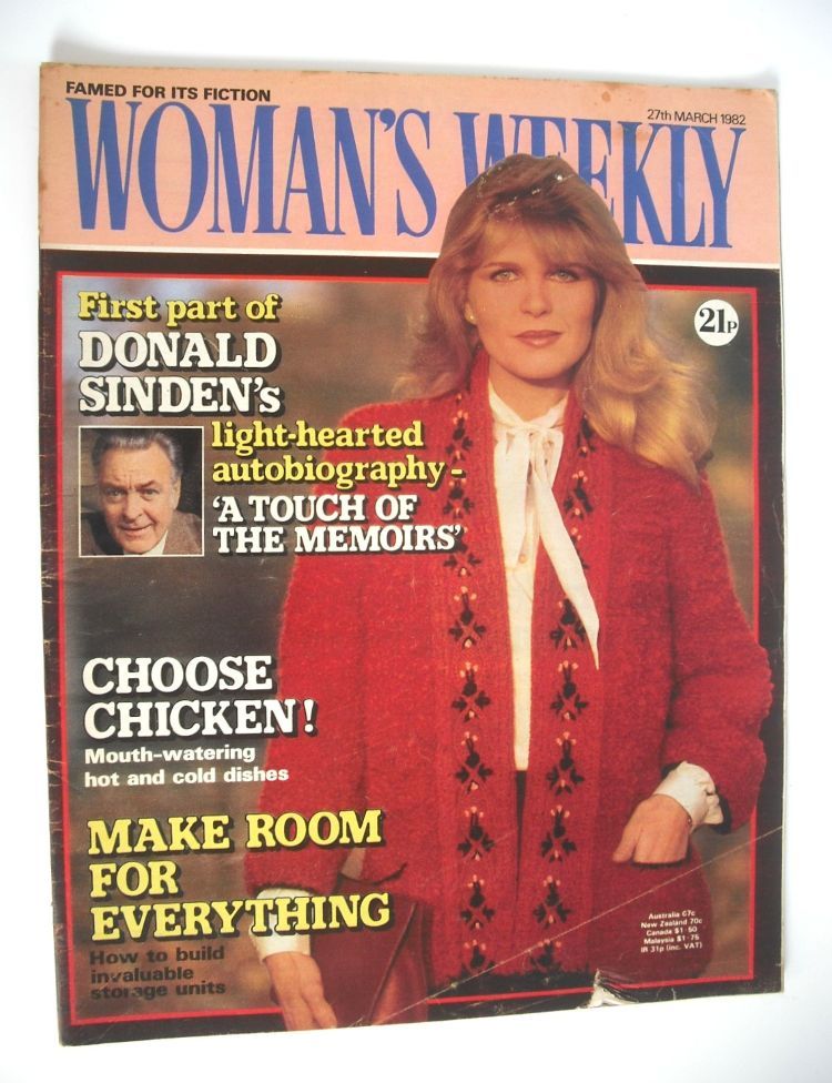 Woman's Weekly magazine (27 March 1982 - British Edition)