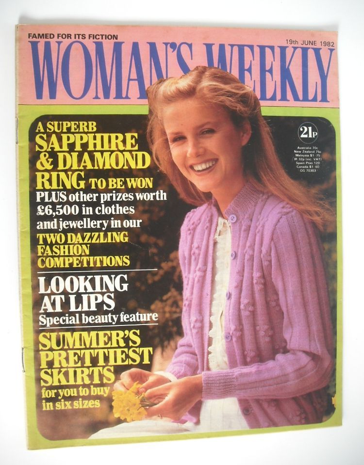 Woman's Weekly magazine (19 June 1982 - British Edition)
