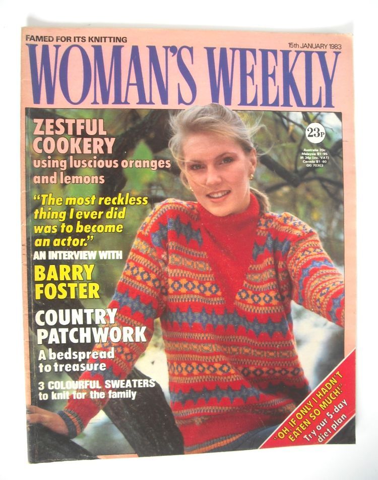 Woman's Weekly magazine (15 January 1983 - British Edition)