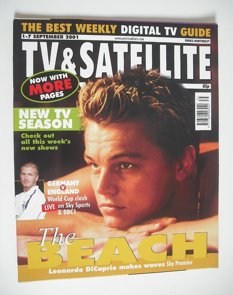 TV & Satellite Week magazine - Leonardo DiCaprio cover (1-7 September 2001)