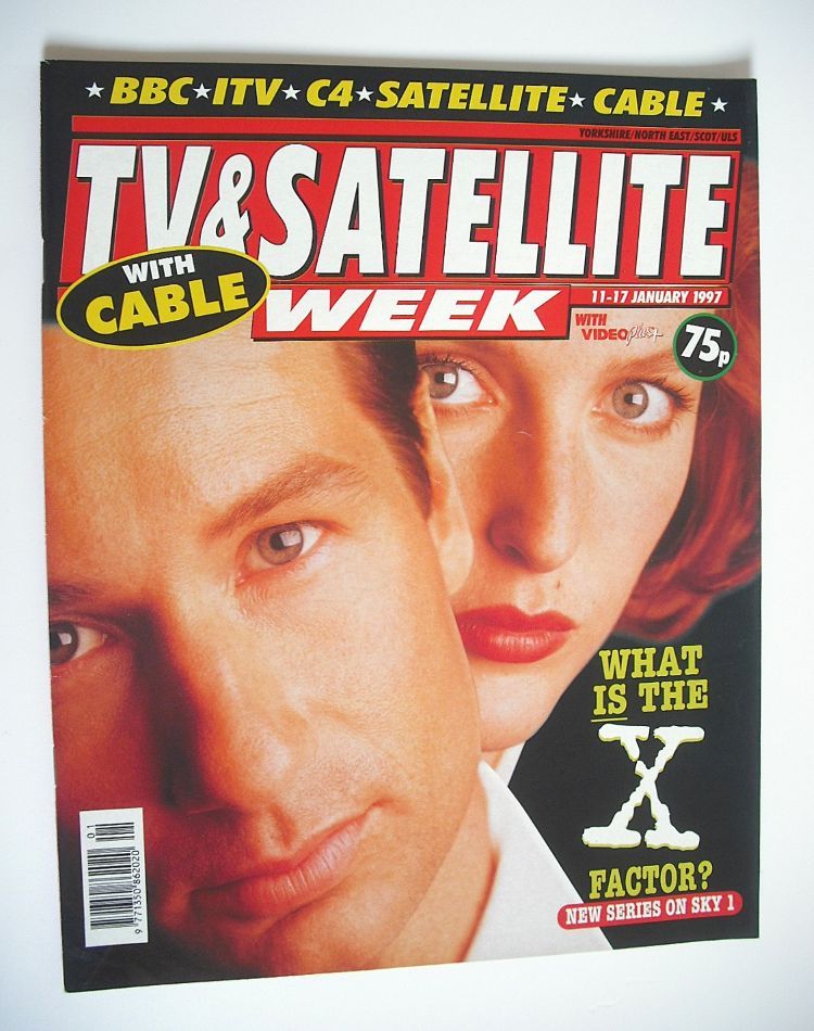 TV & Satellite Week magazine - The X Files cover (11-17 January 1997)