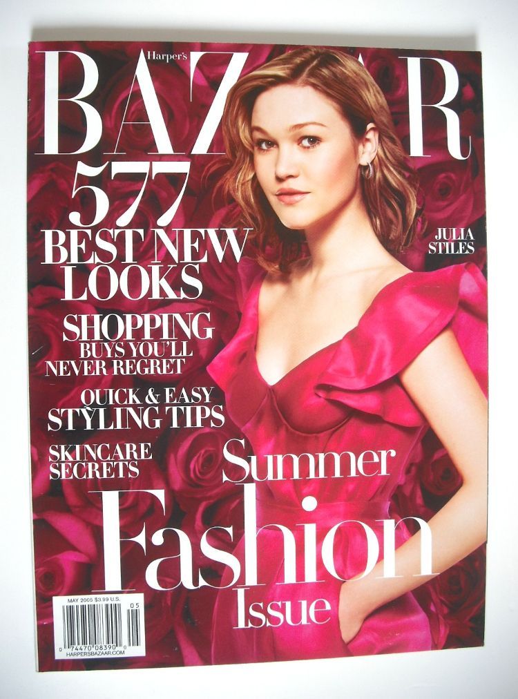 Harper's Bazaar magazine - May 2005 - Julia Stiles cover