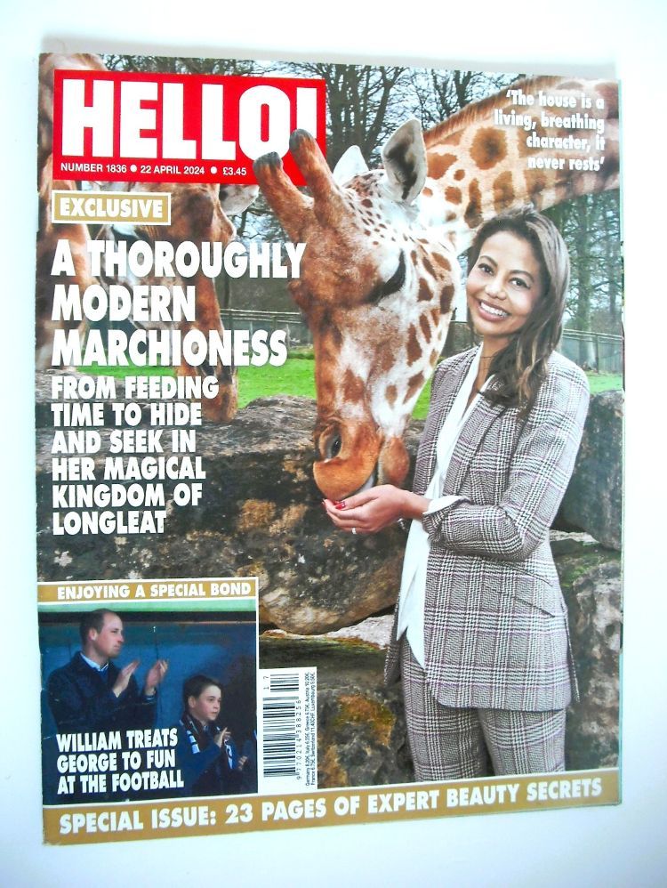 Hello! magazine - The Marchioness of Bath cover (22 April 2024 - Issue 1836)