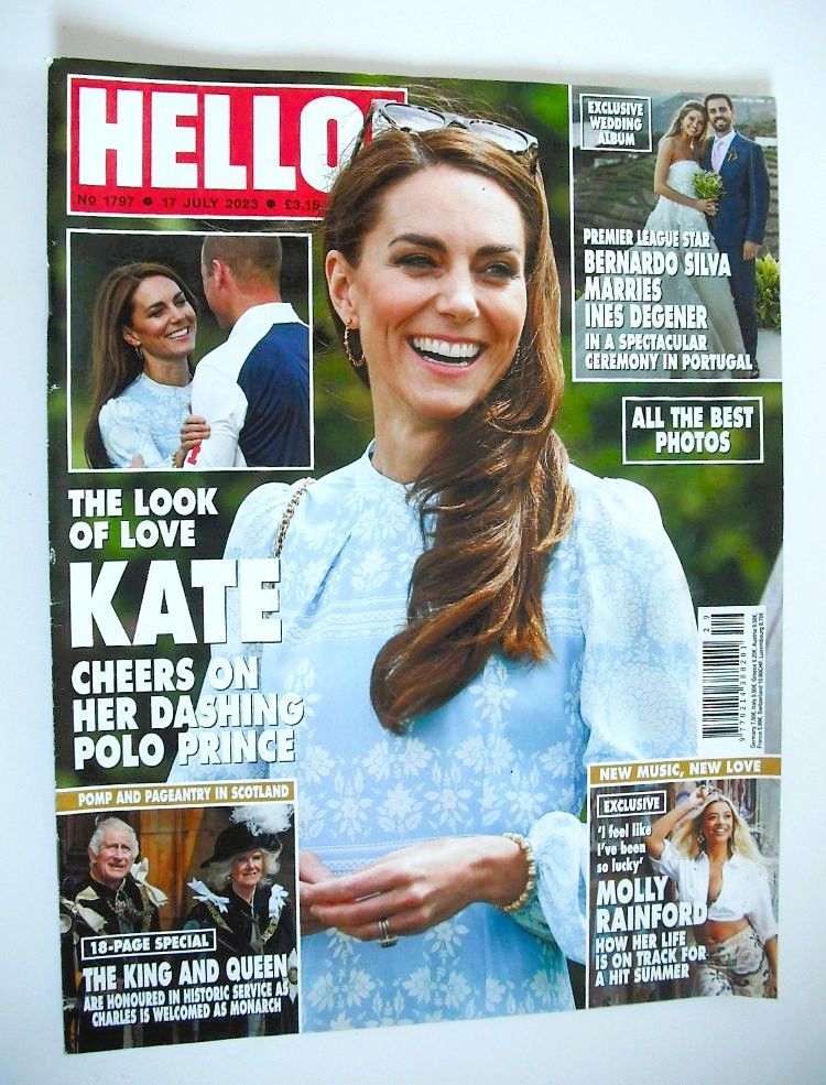 Hello! magazine - Kate Middleton cover (17 July 2023 - Issue 1797)