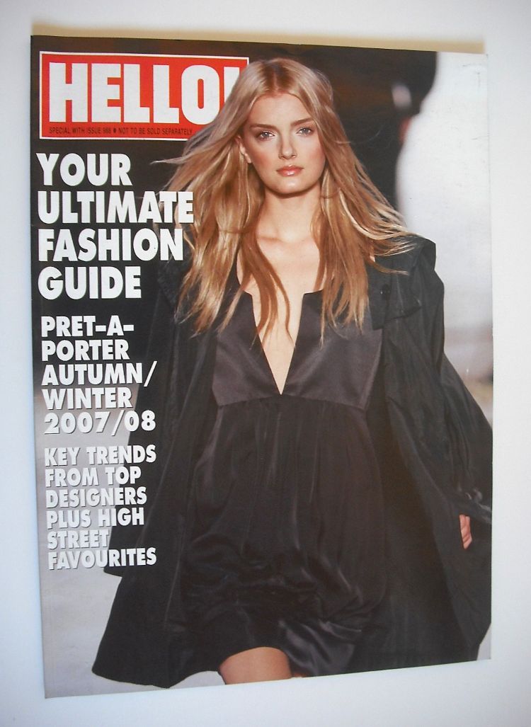 Hello! Fashion magazine - Autumn/Winter 2007/2008 - Lily Donaldson cover