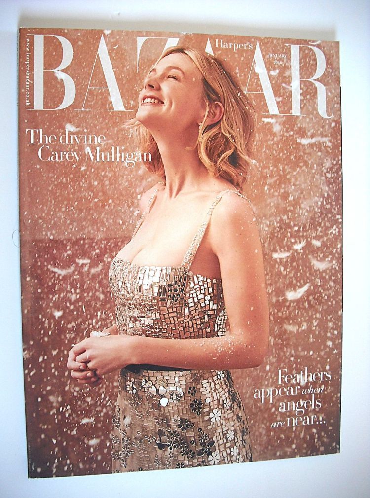 Harper's Bazaar magazine - January 2018 - Carey Mulligan cover (Subscriber's Issue)