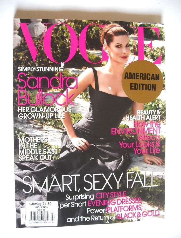 US Vogue magazine - October 2006 - Sandra Bullock cover