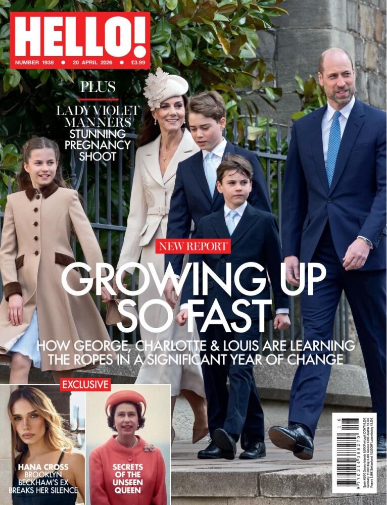 Hello! magazine - Prince William, Kate Middleton and Family cover (20 April 2026 - Issue 1938)