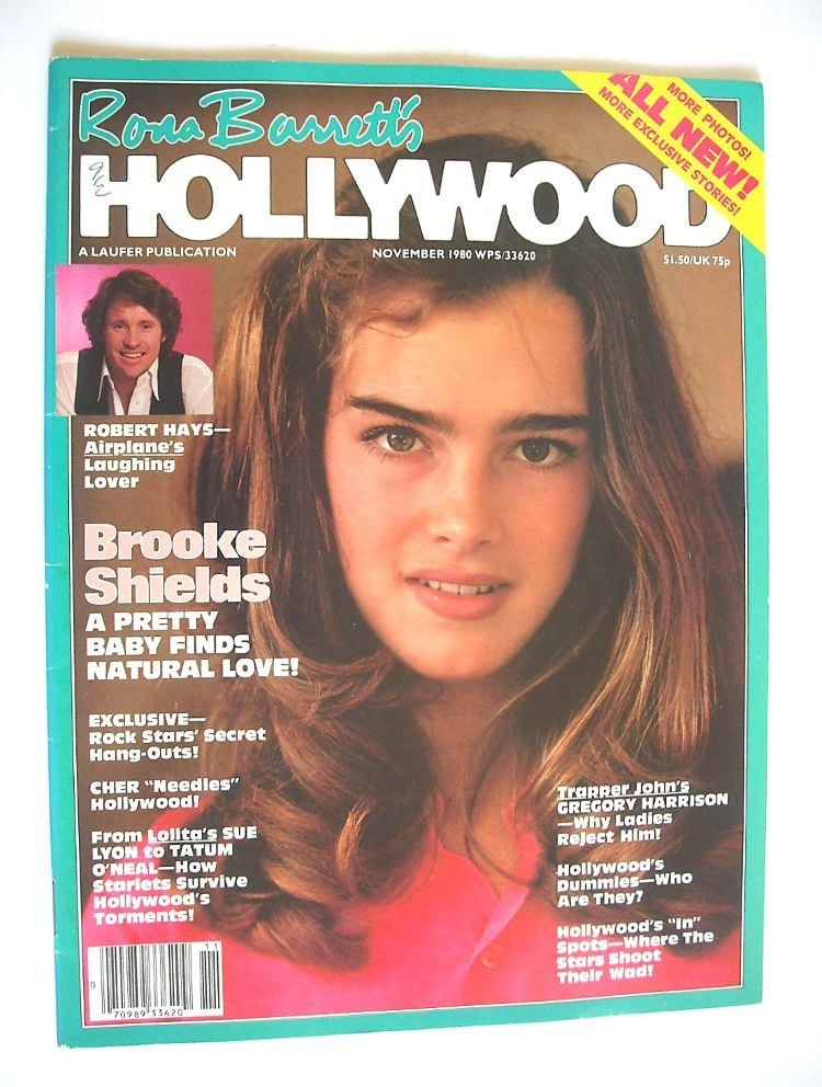 Rona Barrett's Hollywood magazine - Brooke Shields cover (November 1980)