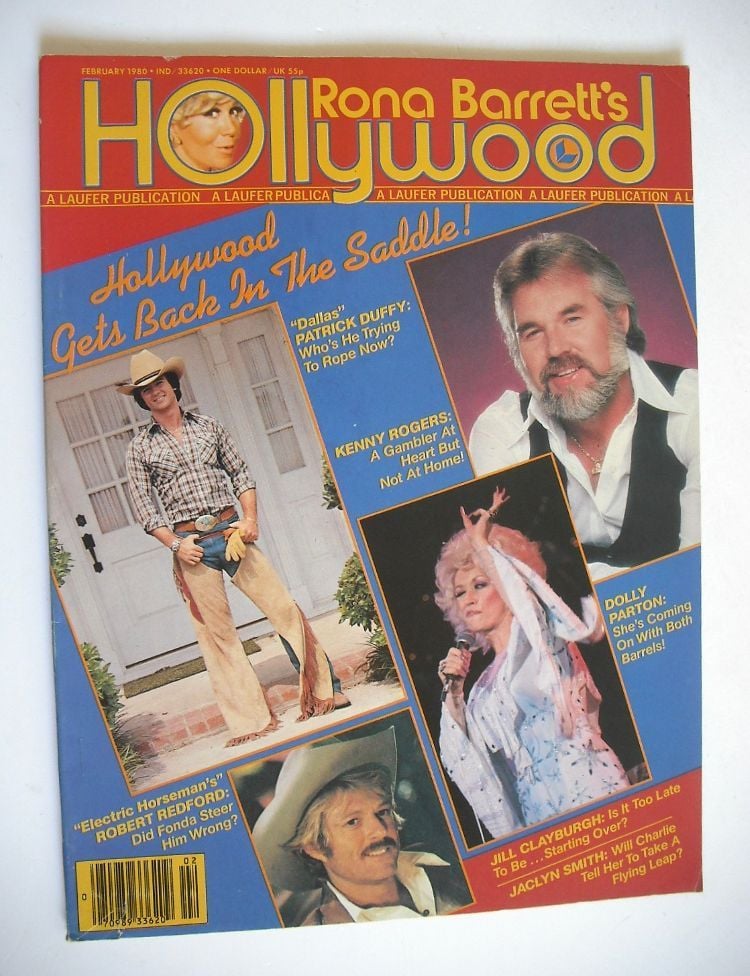 Rona Barrett's Hollywood magazine - Back In The Saddle cover (February 1980)