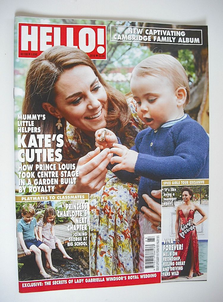 Hello! magazine - Kate Middleton and Prince Louis cover (3 June 2019 - Issue 1586)