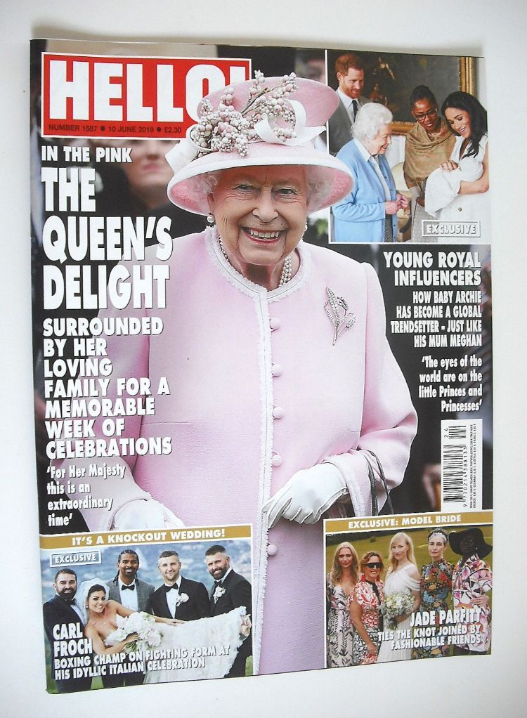 Hello! magazine - The Queen cover (10 June 2019 - Issue 1587)
