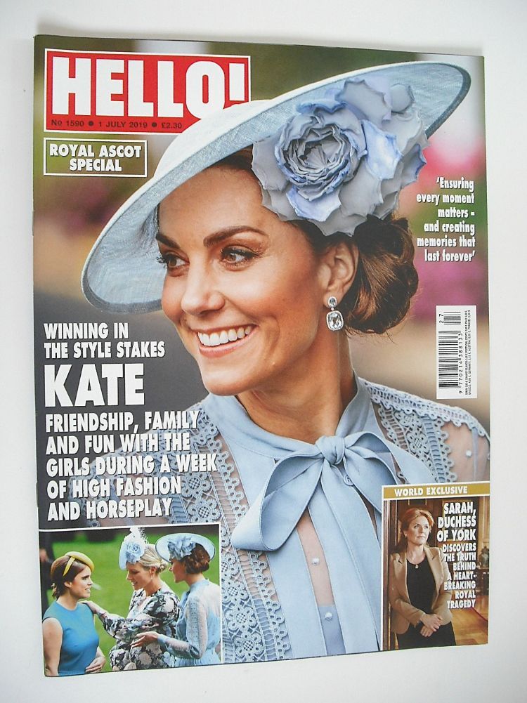 Hello! magazine - Kate Middleton cover (1 July 2019 - Issue 1590)
