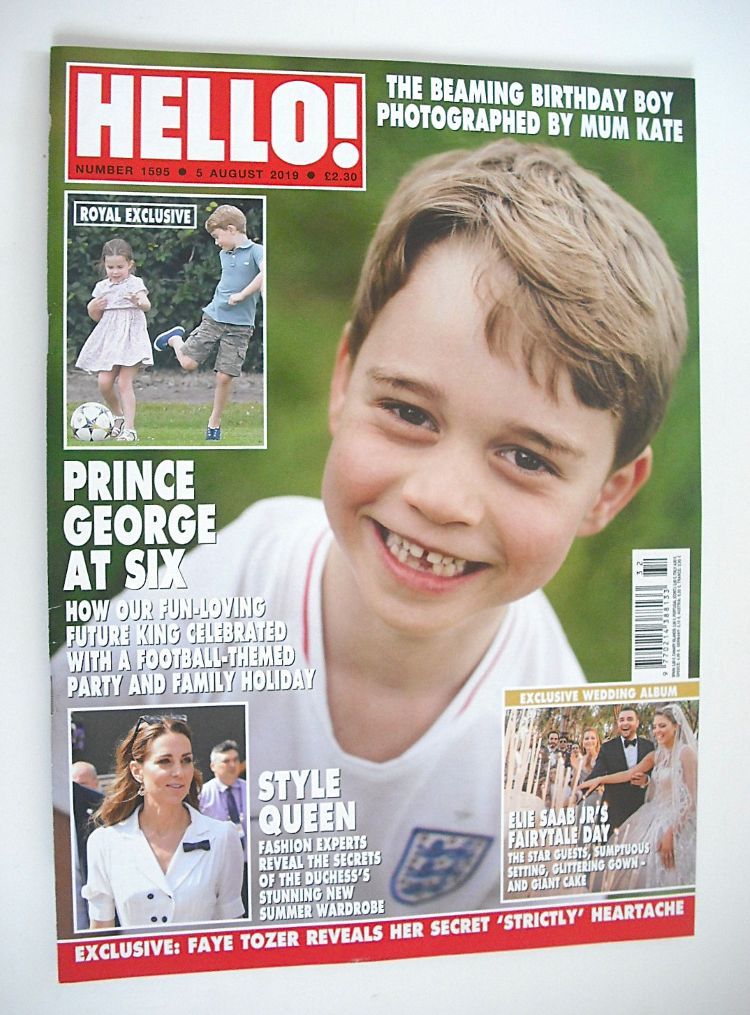 Hello! magazine - Prince George cover (5 August 2019 - Issue 1595)