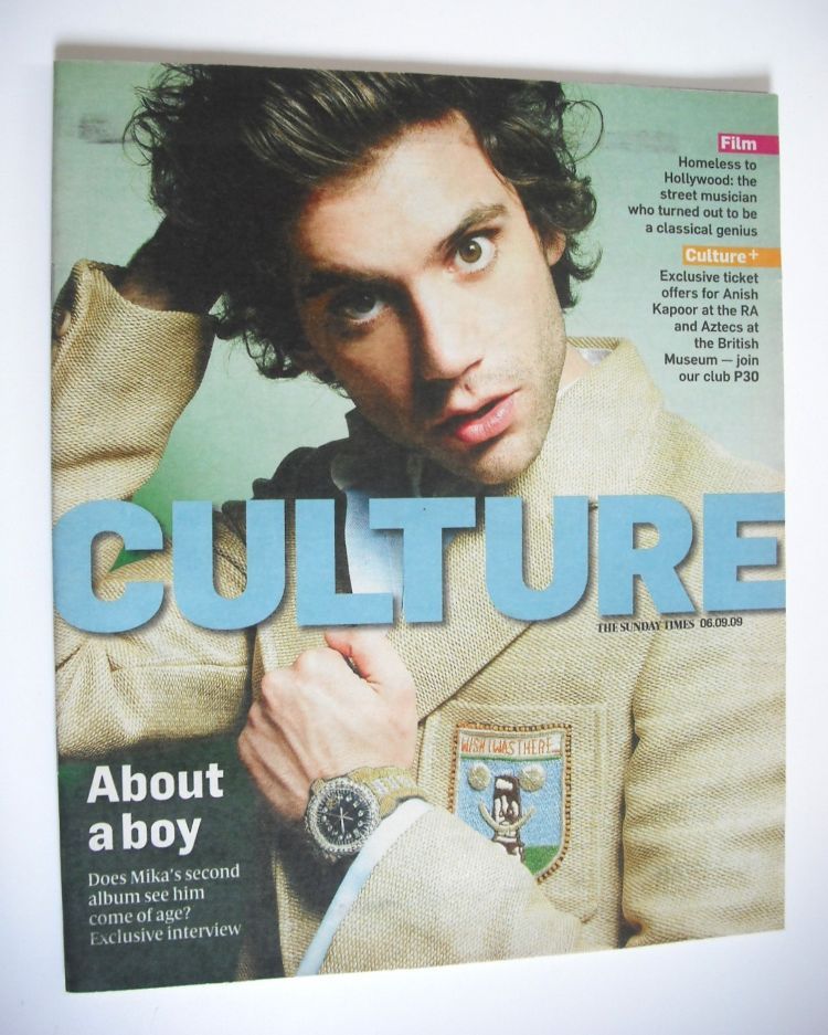 Culture magazine - Mika cover (6 September 2009)
