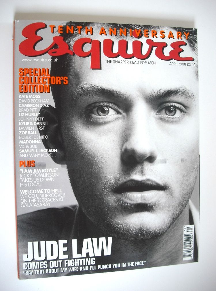 Esquire magazine - Jude Law cover (April 2001)