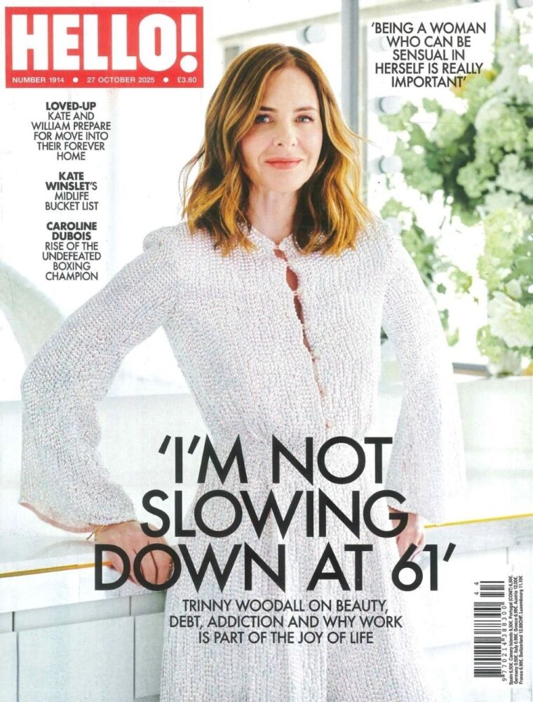 Hello! magazine - Trinny Woodall cover (27 October 2025 - Issue 1914)