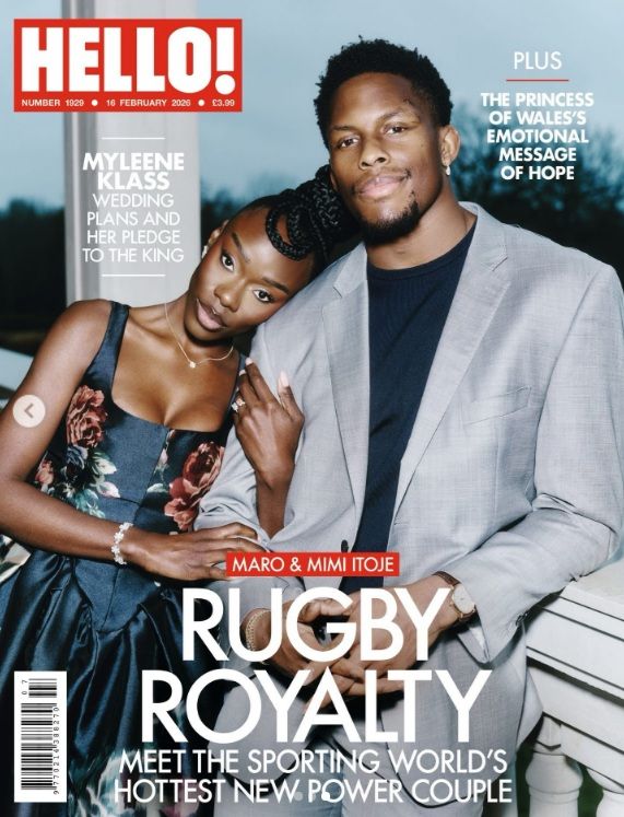 Hello! magazine - Mimi and Maro Itoje cover (16 February 2026 - Issue 1929)