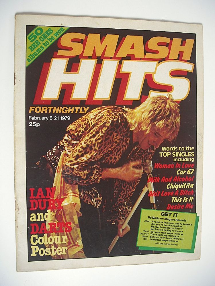 Smash Hits magazine - Rod Stewart cover (8-21 February 1979 - No 5)