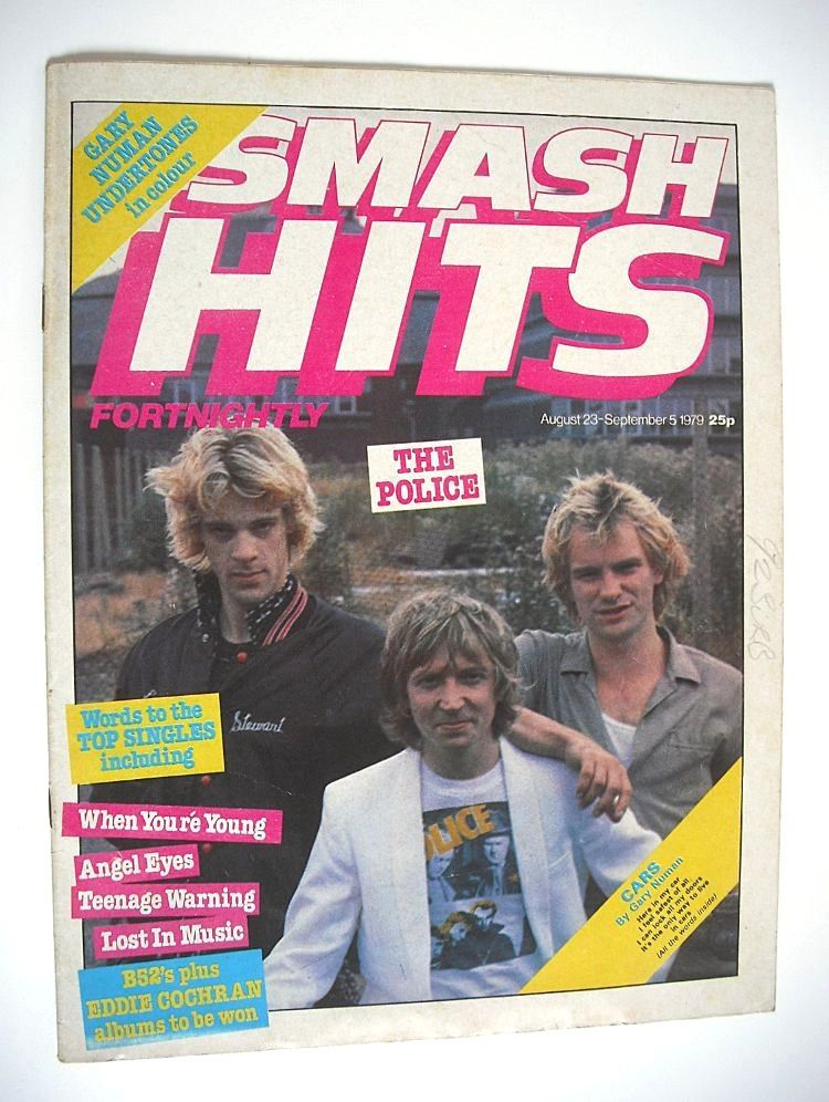 Smash Hits magazine - The Police cover (23 August - 5 September 1979)