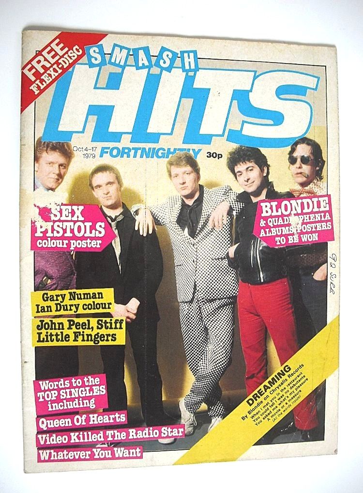 Smash Hits magazine - Squeeze cover (4-17 October 1979)