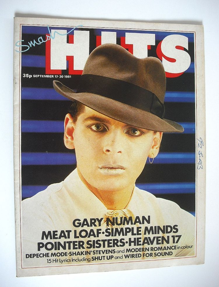 Smash Hits magazine - Gary Numan cover (17-30 September 1981)