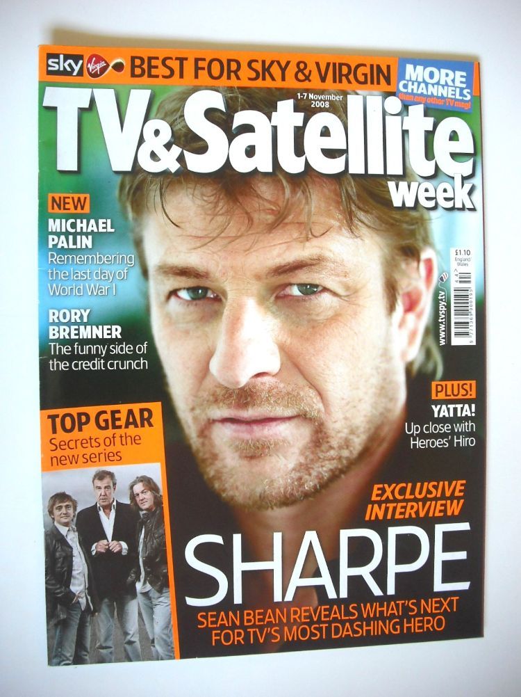 TV & Satellite Week magazine - Sean Bean cover (1-7 November 2008)