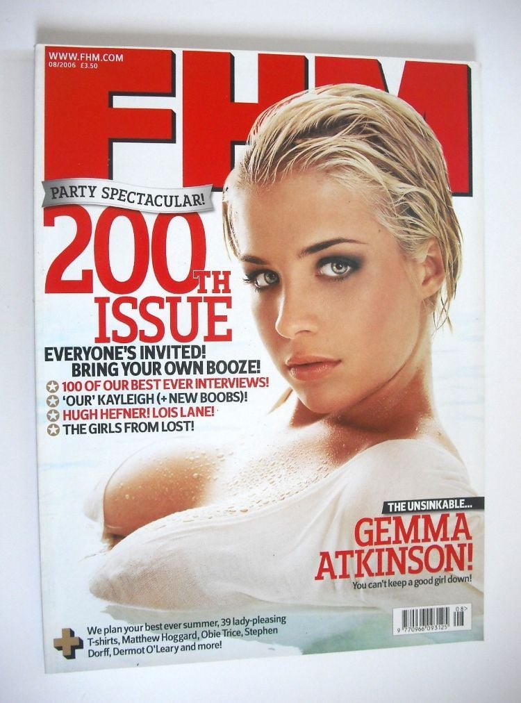 FHM magazine - Gemma Atkinson cover (August 2006)