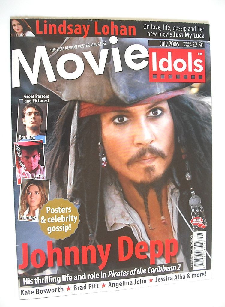 Movie Idols poster magazine - Johnny Depp cover (July 2006)
