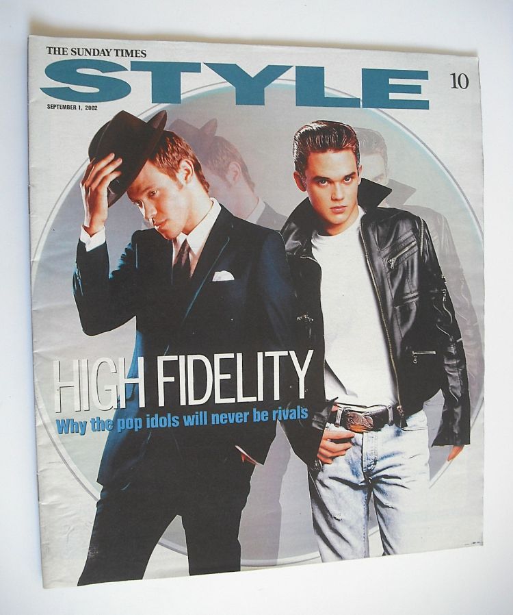 Style magazine - Will Young and Gareth Gates cover (1 September 2002)