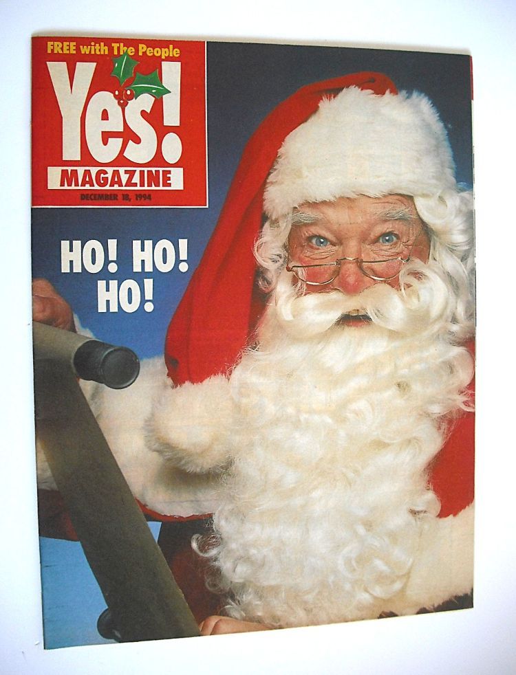 Yes magazine - Ho Ho Ho cover (18 December 1994)