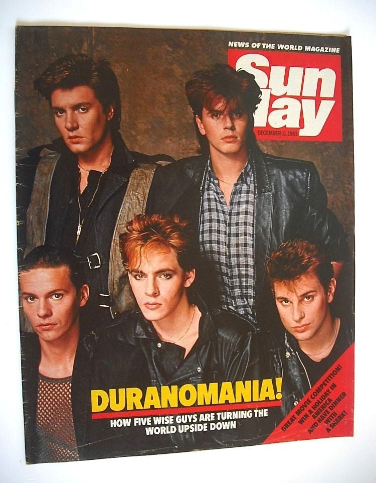 Sunday magazine - 11 December 1983 - Duran Duran cover