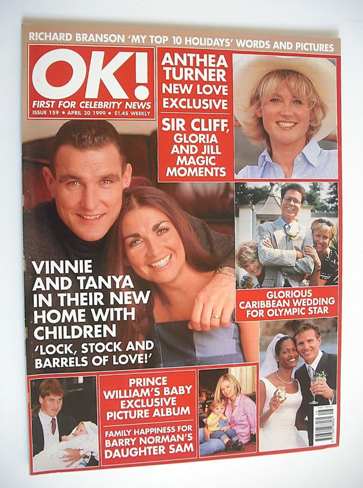 OK! magazine - Vinnie Jones cover (30 April 1999 - Issue 159)